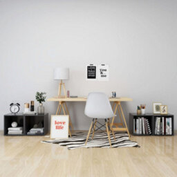 Berkfield Tv Cabinets 4 Pcs Grey 37X35X37 Cm Engineered Wood - thumbnail 3