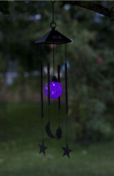 Smart Garden Solar Garden Patio Light Windchime Sun Moon Colour Changing - thumbnail 1