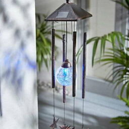 Smart Garden Solar Garden Patio Light Windchime Sun Moon Colour Changing - thumbnail 4