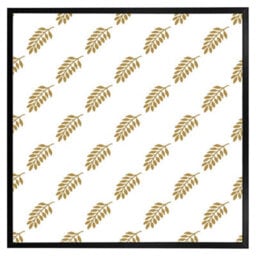 "Andrew Lee Gold Leaf Pattern (Picutre Frame) / 12X12"" / Oak" - thumbnail 8