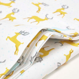Homescapes Majestic Stag 100% Cotton Round Grey Christmas Tablecloth 178 Cm - thumbnail 4