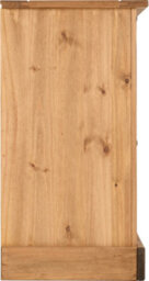 Seconique Corona 3 Drawer Chest In Distressed Waxed Pine - thumbnail 7