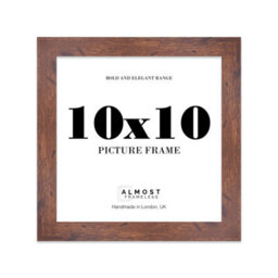 "16X16"" Silver Picture Frame - 16X16"" Square Frame With 15X15"" Mount For 16X16""/15X15"" Pictures Moderrn Style Thin Edge, 1 Pack" - thumbnail 1