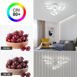40W Modern Led Ceiling Light 3-Lights Chandelier Living Room Pendant Lamp Bedroom - thumbnail 6
