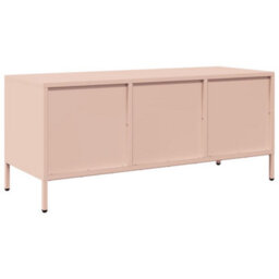 Berkfield Industrial Tv Cabinet Pink 101.5X39X43.5 Cm Cold-Rolled Steel - thumbnail 7