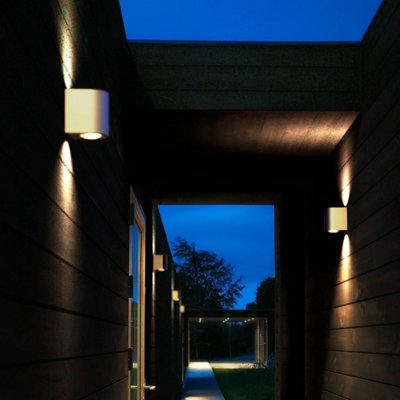 Nordlux Canto Outdoor Brass Wall Light Coastal/marine Safe Brass,mains Led - image 1