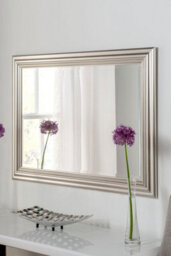 Yearn Silvery Champagne Rectangular Mirror 129X45Cm