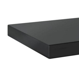 Berkfield Wall Shelves 2 Pcs 100X23.5X3 Cm Black Stainless Steel - thumbnail 8