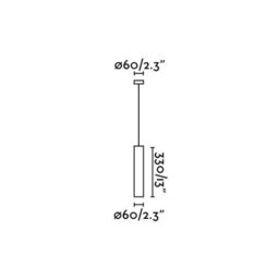 Luminosa Lighting Luminosa Stan Pendant Lamp White 1X Gu10 - thumbnail 2