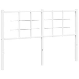 Berkfield Metal Headboard White 135 Cm - thumbnail 2