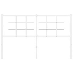 Berkfield Metal Headboard White 135 Cm - thumbnail 3