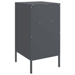 Berkfield Bedside Cabinet Anthracite 36X39X68 Cm Steel - thumbnail 8