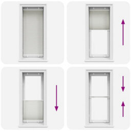 Berkfield Pleated Blind Light Grey 55X100 Cm Fabric Width 54.4 Cm Polyester - thumbnail 5