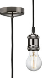 Knightsbridge 8271Lbn 1.8M Vintage Pendant Set In A Black Nickel Finish - thumbnail 1