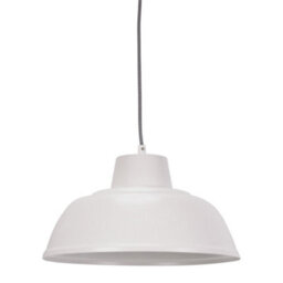 Valuelights Morris White Metal Hanging Pendant Ceiling Light Fitting For Living Room Kitchen - thumbnail 2