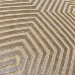 Paoletti Evoke Cut Velvet Cushion Cover, Mink, 55 X 55Cm - thumbnail 5