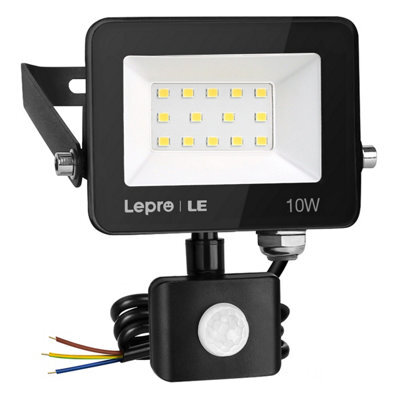 Lepro Security Lights Outdoor Motion Sensor, Security Light, 10W 850 Lumen, Waterproof, Ultra Thin Flood Light, Pir Lights Outdoor - image 1
