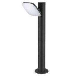 Long Life Lamps Company Adjustable 12W Led Bollard Outdoor Garden Light Stainless Steel Black Finish Cool White Zlc356Bcw - thumbnail 3