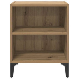 Berkfield Bedside Cabinet Artisan Oak 40X30X50 Cm Engineered Wood - thumbnail 5