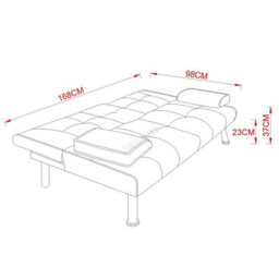 Westwood Fabric Manhattan Sofa Bed Recliner 3 Seater Modern Luxury Design Home - thumbnail 8