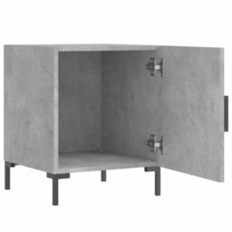 Berkfield Bedside Cabinets 2 Pcs Concrete Grey 40X40X50 Cm Engineered Wood - thumbnail 6