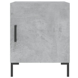 Berkfield Bedside Cabinets 2 Pcs Concrete Grey 40X40X50 Cm Engineered Wood - thumbnail 4