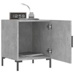 Berkfield Bedside Cabinets 2 Pcs Concrete Grey 40X40X50 Cm Engineered Wood - thumbnail 9