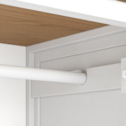Farro Xl White Triple Wardrobe With 2 Drawers - By Roseland Furniture - thumbnail 6