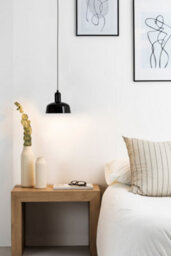 Luminosa Lighting Luminosa Tatawin Small Black Dome Pendant Lamp - thumbnail 2