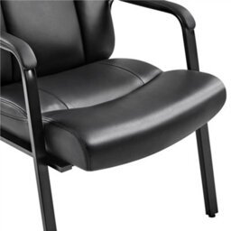 Yaheetech Set Of 2 Office Reception Chair With Padded Armrests Black - thumbnail 5