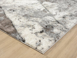 Eleanor Modern Embossed Contemporary Living Room Area Rug - Slate Design,grey,160 X 230 Cm - thumbnail 4