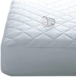 Just So Home Caravan Shaped Luxury Waterproof Microfibre Mattress Protector (2 Piece Island & Bolster) - thumbnail 2