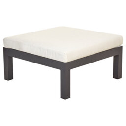 Beliani Garden Corner Sofa With Table 5 Seater Messina Left Hand Metal Beige - thumbnail 9