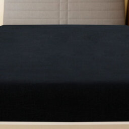 Walplus Jersey Fitted Sheets 2 Pcs Black 160X200 Cm Cotton - thumbnail 3