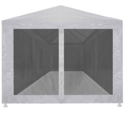 Berkfield Party Tent With 8 Mesh Sidewalls 9X3 M - thumbnail 2