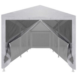 Berkfield Party Tent With 8 Mesh Sidewalls 9X3 M - thumbnail 3