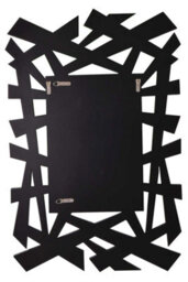 Mirroroutlet All Glass Langdale Stylised Hexagonal Lines Mirror 120 X 82 - thumbnail 6