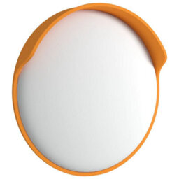 Berkfield Durable Outdoor Convex Traffic Mirror Orange Diameter 30 Cm Polycarbonate - thumbnail 4
