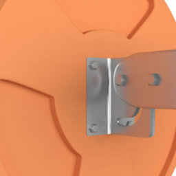 Berkfield Durable Outdoor Convex Traffic Mirror Orange Diameter 30 Cm Polycarbonate - thumbnail 5