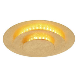 Luminosa Lighting Luminosa Heda 18Cm Integrated Led Semi Flush Ceiling Light Gold Colors Led 3000K - thumbnail 1