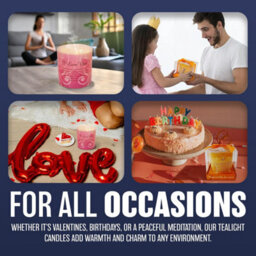 40 Candle Gift Set In Box Candles Wax Message Poetic Writing Home Decoration - thumbnail 4