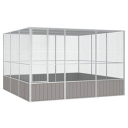 Walplus Bird Cage Grey 302.5X324.5X211.5 Cm Galvanised Steel - thumbnail 1