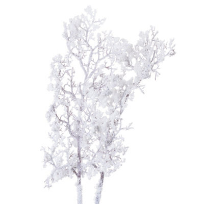 Hill Interiors Uk Homeliving Artificial Snowy Branch - image 1