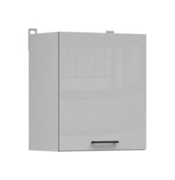 Impact Furniture Kitchen Wall Unit Cabinet 500mm Cupboard Light Grey Gloss Left Right 50Cm Door Junona - thumbnail 4