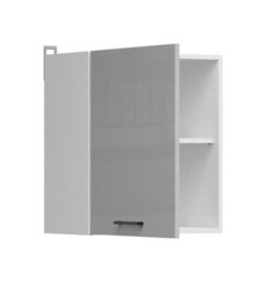 Impact Furniture Kitchen Wall Unit Cabinet 500mm Cupboard Light Grey Gloss Left Right 50Cm Door Junona - thumbnail 6