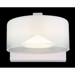 Luminosa Lighting Luminosa Belinda Integrated Led Wall Lamp White Matt Opal Glass Shade Led 4000K - thumbnail 5