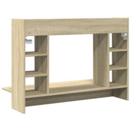 Berkfield Wall-Mounted Desk Sonoma Oak 105X48X75 Cm Engineered Wood - thumbnail 6
