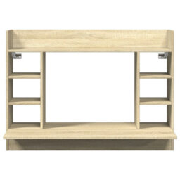Berkfield Wall-Mounted Desk Sonoma Oak 105X48X75 Cm Engineered Wood - thumbnail 4