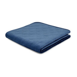 Catherine Lansfield Art Deco Pearl Quilted 220X230Cm Quilted Bedspread Navy Blue - thumbnail 3