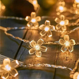 Cherry Blossom Led String Lights 3M 20Led Warm White, Indoor Party & Home Decor - thumbnail 1